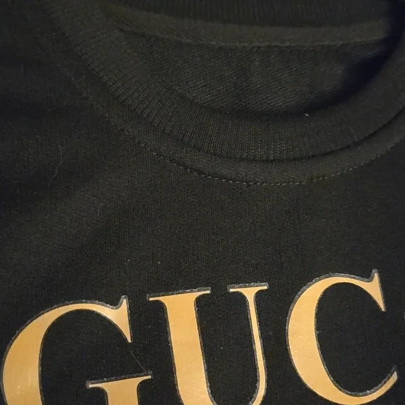 4T Boys Black Crew Neck Pullover Sweatshirt - Picture 3 of 7